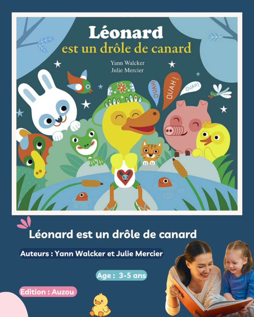 leonard le canard - lecture chez family and co - aubagne la ciotat
