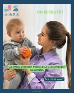 Family & Co recrute des intervenant(e)s en garde d&rsquo;enfants à domicile !